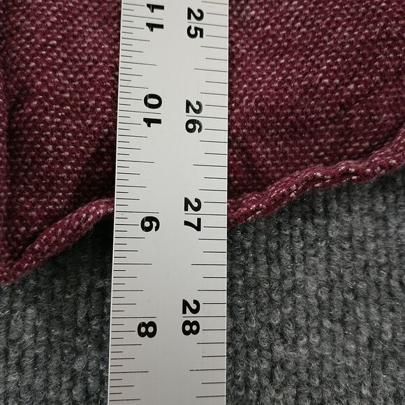 Dickies Men's Button Up Shirt Red Large Long Sleeve Chest Pocket Cotton Casual - Picture 11 of 12